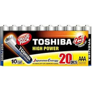 Toshiba 20 gb alcalines AAA