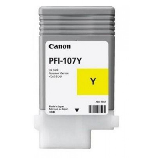 INK CARTRIDGE YELLOW PFI-107/6708B001 CANON