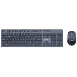 KEYBOARD +MOUSE WRL ENG/DESKTOP BK KBS-WCH-04 GEMBIRD