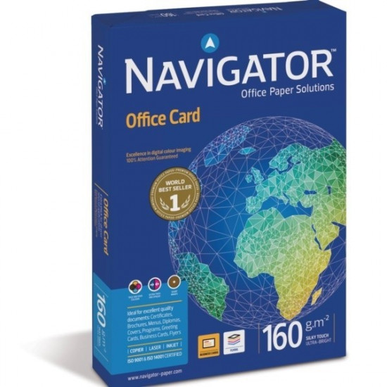 Бумага  Navigator Office Card A3, плотность 160г, 250листов