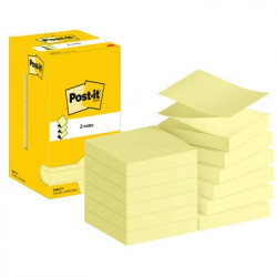 Стикеры 3M Post-it R-330 желтые 76х76мм 12 шт