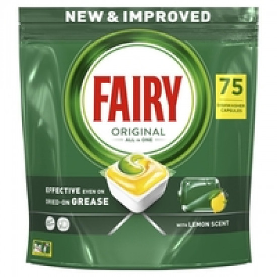 Kapsulas trauku mazgājamām mašīnām Fairy Original All in 1 Lemon, 71gab/iep