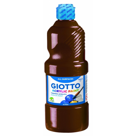 Akrila krāsa Giotto  500ml, brūna