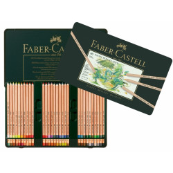 Pasteļzīmuļi Faber-Castell Pitt Pastel 60 krāsas metāla kārbā