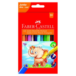 Карандаши Faber-Castell Jumbo Треугольные 12цветов 54мм