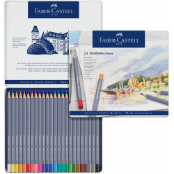 Акварельные карандаши Faber-Castell Goldfaber Aqua 24 цвета