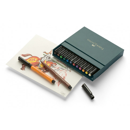 Ручки Faber-Castell Pitt Artist Пен-кисти 12шт набор