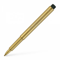 Ручка Faber-Castell Pitt Artist Pen Metallic Золото 1.5мм