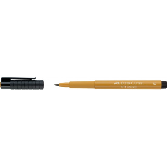 Otas tipa flomāsters Faber Castell Pitt Artist Pen 268, Green gold