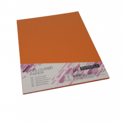 Krāsains kartons College A4, 160g/m², 20lapas, intensive orange OR43