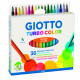 Фломастеры Giotto Turbo Color 36 цветов набор