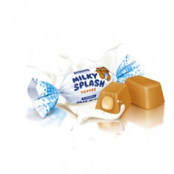 Īrisa konfektes Roshen Milky Splash ar piena pildījumu, 1kg