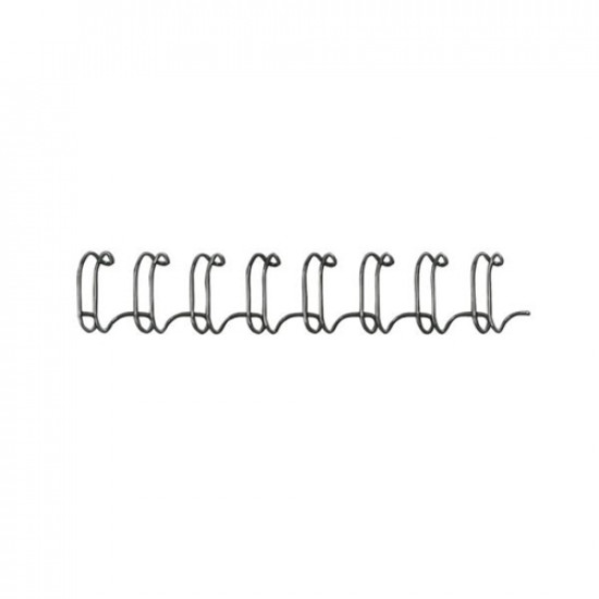 Metāla spirāles WireBind 21  10mm, 100gab/iep, melnas