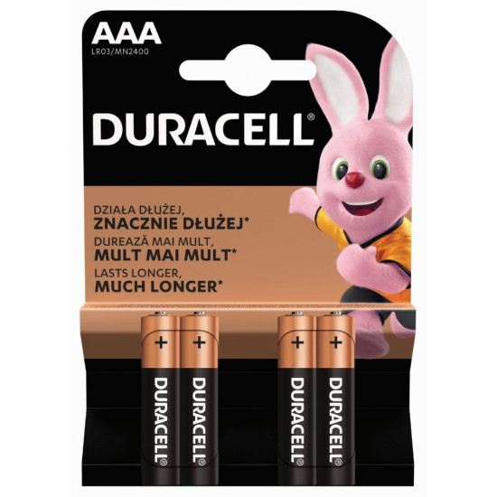 Батарейки Duracell MN2400/4 LR03/AAA 1шт (100307)