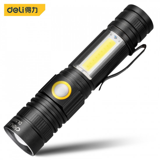 *Lukturis Deli 15W/450lm, ar akumulatoru 1800mAh IPX3 LED, alumīnija korpuss