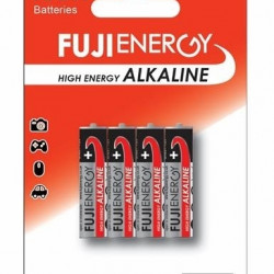 Baterijas Fuji High Energy Alkaline, AAA , LR03, 1.5V, 4gab/iep