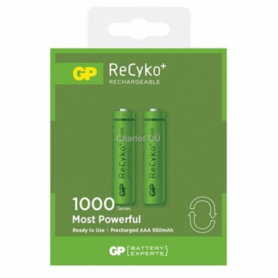 Аккумуляторные батарейки GP AAA 1, 2V, 1000mAh 1тк