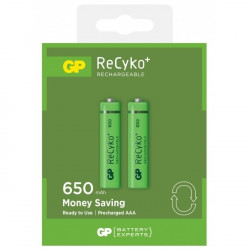 *Akumulatora baterija GP Recyko+,  AAA, HR03, 650mAh, 2gab/iep