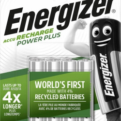 Akumulatora baterijas Energizer 700mAh, HR6, AAA, 1,2V NiMH, 4gab/iep