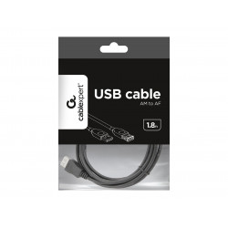 USB kabelis Cablexpert USB 2.0  A-PLUG, A-SOCKET, 1.8 m