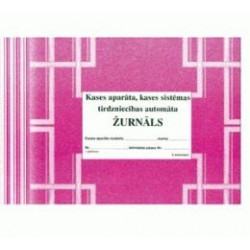 Kases aparāta, hibrīda kases aparāta, kases sistēmas, specializētās ierīces vai iekārtas žurnāls ABC A4, 9 mēneši