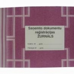 Saņemto dokumentu reģistrācijas žurnāls ABC ZA4, 48 lapas