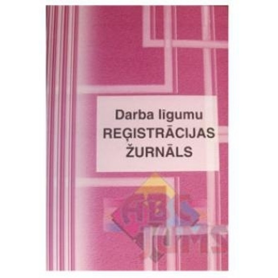 Darba līgumu reģistrācijas žurnāls ABC ZA4