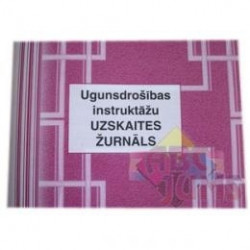 Ugunsdrošības instruktāžu uzskaites žurnāls ABC A5Ž, 48 lapas