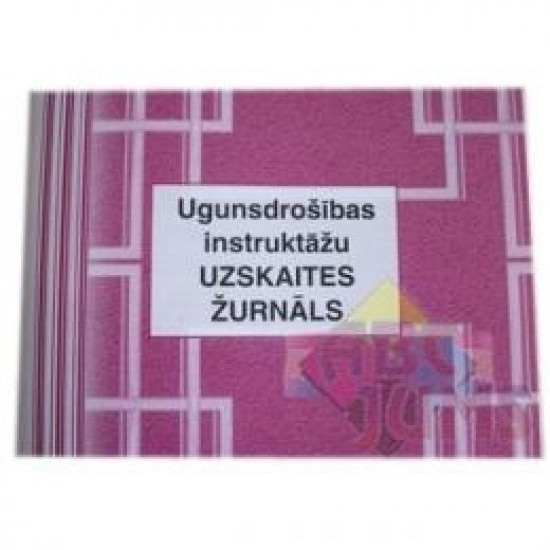 Ugunsdrošības instruktāžu uzskaites žurnāls ABC A5Ž, 48 lapas