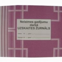 Nelaimes gadījumu darbā uzskaites žurnāls ABC A5Ž, 48 lapas