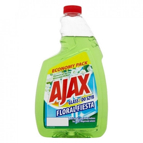 Uzpilde logu un stiklu tīrītājs Ajax Green 750ml