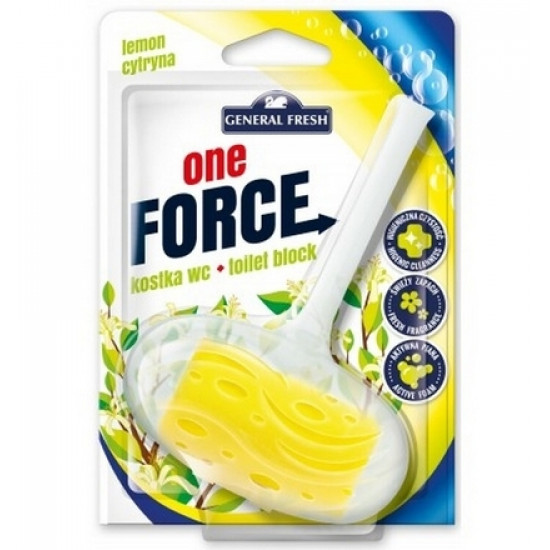 Tualetes bloks General Fresh One Force, 40gr, citrona aromātu