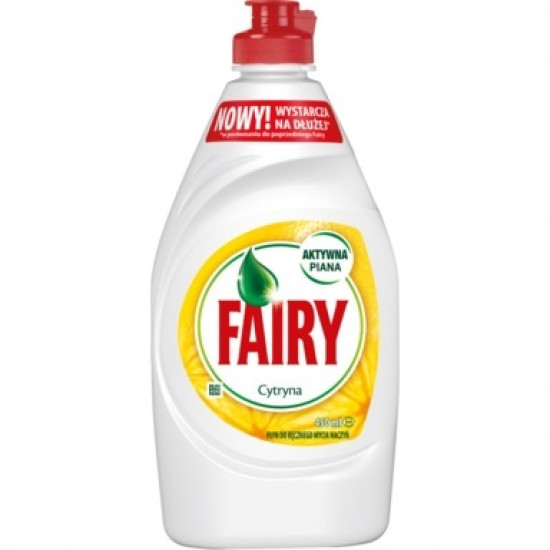 Trauku mazgāšanas līdzeklis Fairy Lemon 450ml