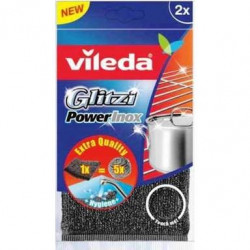 Metāla sūklis Viledi Glitzi PowerInox, 2 gab/iep