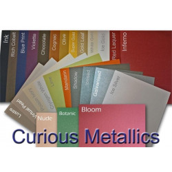 Dekoratīvais papīrs Curious Translucents metallics A4, 100g/m², 50 loksnes, silver