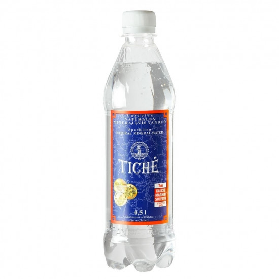 Minerālūdens Tichė 500ml, gāzēts, PET, D