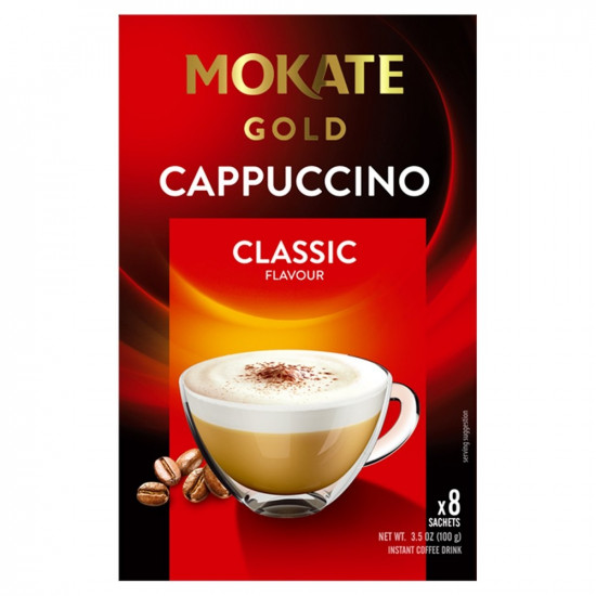 Kafijas dzēriens Mokate Cappuccino Gold Classic, 8gabx12.5g