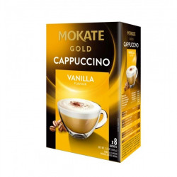 Kafijas dzēriens Mokate Gold Cappuccino Vanilla, 8gabx12.5g