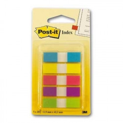 Indeksi Post-it 12x43mm, 20gabx5krāsas