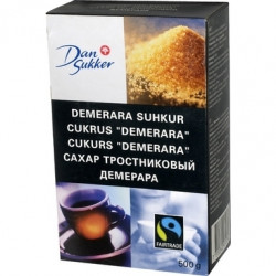 Cukurs Cukurniedru, Demerara, Dansukker, brūnais 0.5kg