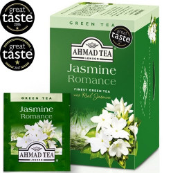 *Zaļā tēja Ahmad Jasmine Green, jasmīnu 20x2g