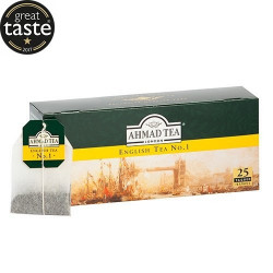 Melnā tēja Ahmad Tea English No.1, 25 gab.x2g