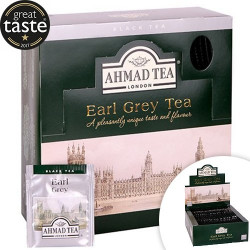 Melnā tēja Ahmad Alu Earl Grey, 100gab x 2g, folijā