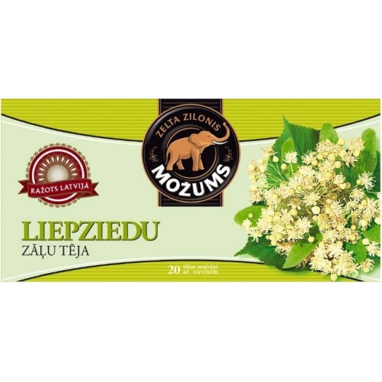 Zāļu tēja Možums, Liepziedu 20gab.x1.5g.