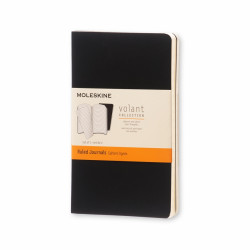 Записная книжка Moleskine Volant 9х14см, линейка, мягкая обложка, синяя