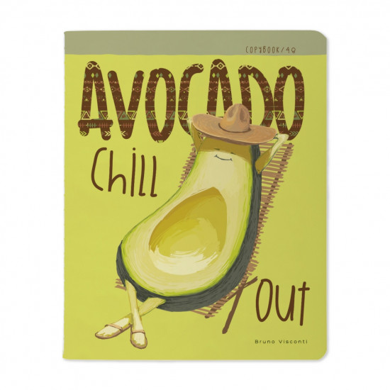 Kaustik Bruno Visconti A5/48L Avocado Chill Out 5x5ruut