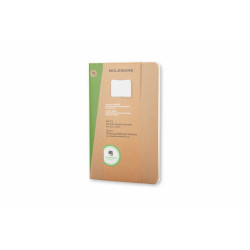 *Rūtiņu piezīmju klades Moleskine Evernote 13x21cm, 80 lapas, mīkstos vākos, 2gab/iep, brūnas