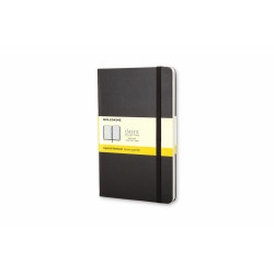 Блокнот Moleskine Classic 13x21cm, клетка, твердая обложка, черный