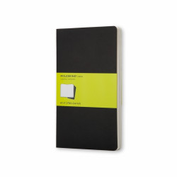 Блокнот Moleskine Cahier, 13x21см, белый, мягкая обложка, набор из 3