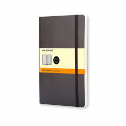 *Līąniju blociņš Moleskine Classic 9x14cm, mīkstie vākos, melns